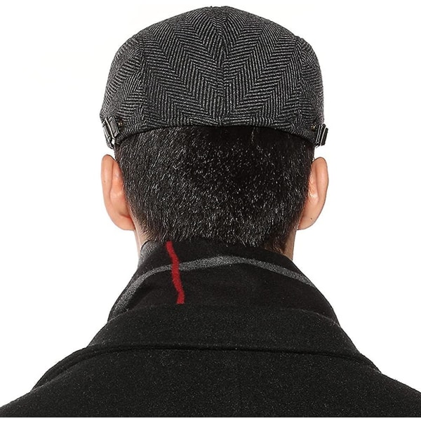 Acsergery Herrplatt Mössor Tweed Klassisk Tweed Mössa 1920-tal Gatsby Newsboy Hat Cap Gatsby Hat Present