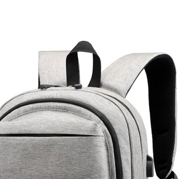 Uusi kuuma 15,6 tuuman erittäin suuri matkalaukku kannettavalle tietokoneelle, tietokonereppu, varkaudenestotyökirjalaukku USB-latausportilla, kestävä TSA-reppu yrityskäyttöön Grey