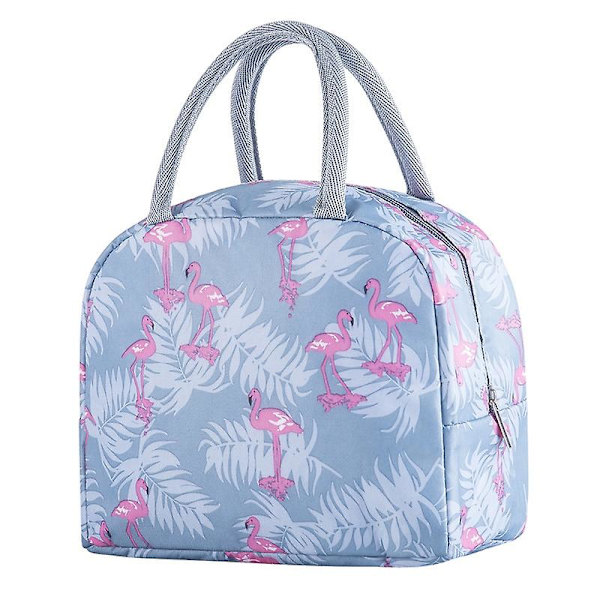 Muodikas kannettava lounaslaukku Oxford-kangas eristyslaukku Flamingo lounaslaukku