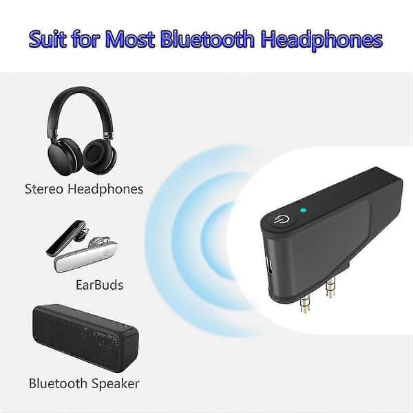 Bluetooth 5.3 Flyadapter for Fly A2Dp Sender for Aonic 40 50 Trådløs Støyreduksjon