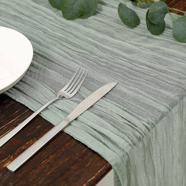 Thanksgiving Bordløper Rust Osteklede Bordløper 4m Boho Gaze Osteklutløper Rustikk Løper 406cm Lang