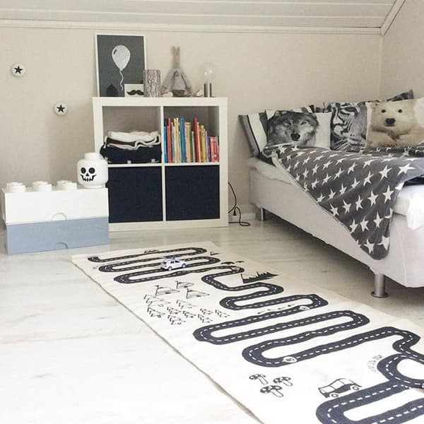 Geekbuzz Sammenleggbar Gulvmatte for Barn, Eventyr