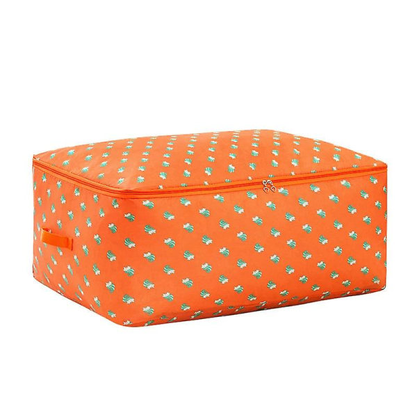 Oppbevaringsboks i oxford-stoff med hjertemønster for klær, husholdningskofferter, slitesterk oppbevaringsboks for sokker og slips, skap, dyneorganisator Lanseqie Xl 60x50x28cm