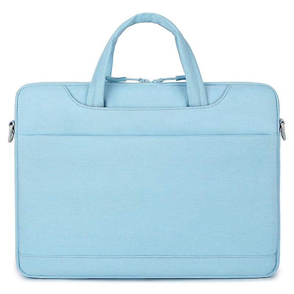 Stor 16\" Laptop Handväska Notebook Sleeve, Dator Laptop Väska med Axelrem Blue