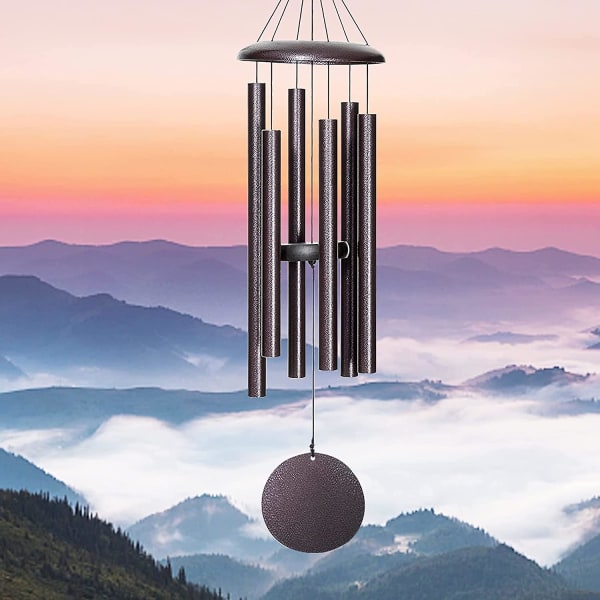 Wind Chimes Outdoor Large, Wind Chimes för utomhus djup ton, Memorial Wind Chimes, sympati Wind Chimes Presenter till mamma/mormor, balkong, trädgårdsinredning (36