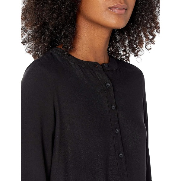 Langærmet vævet bluse til kvinder Style 2 XL