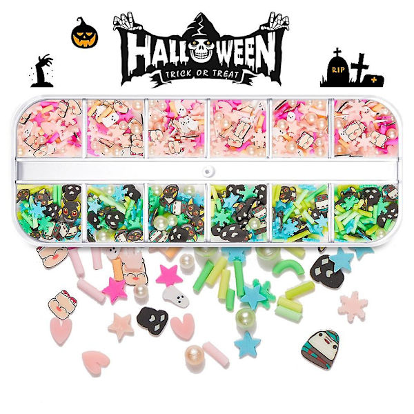 Halloween-kynsitaidesequinsit, kynsien suunnittelu Halloween-juhliin style 4
