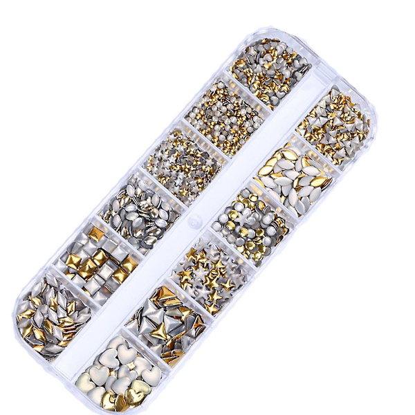 Rhinestones Flat Back för hantverk, nagelkonst, ansiktskonst, kläder, skor, väskor, telefonfodral, gör-det-själv style 1