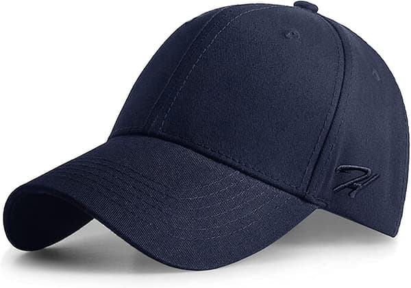 Baseballcaps for damer og herrer, ensfarget baseballcap