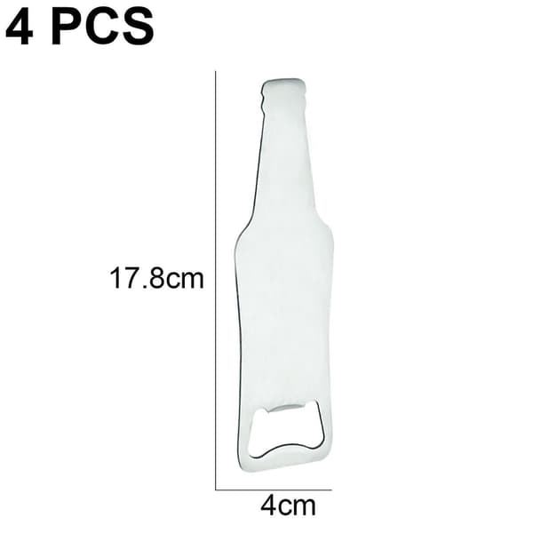 Rustfri Stål Flad Oplukker Bartender Oplukker Til Bar, Simpel Og bottle opener