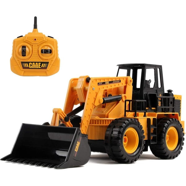 13,5\" rc Bulldozer Full Function 1:24 Skala 2,4ghz Byggfordon Leksak Frontlastare Traktor Lastbil