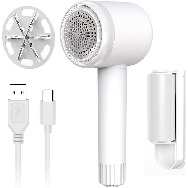 Elektrisk stofshaver, 2 i 1 fnugfjerner USB genopladelig