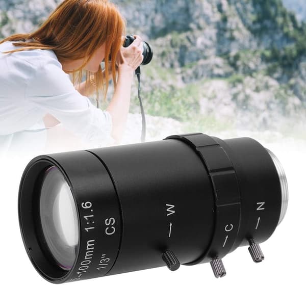1.3MP Zoomkameranslins 5-100mm CS-fäste Aluminiumlegering CCTV-kameranslins för säkerhetskamera