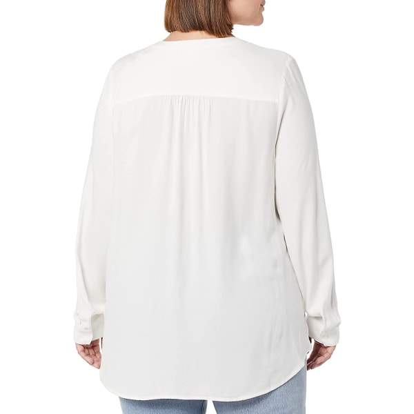 Kvinnors långärmade vävda blus Style 1 M