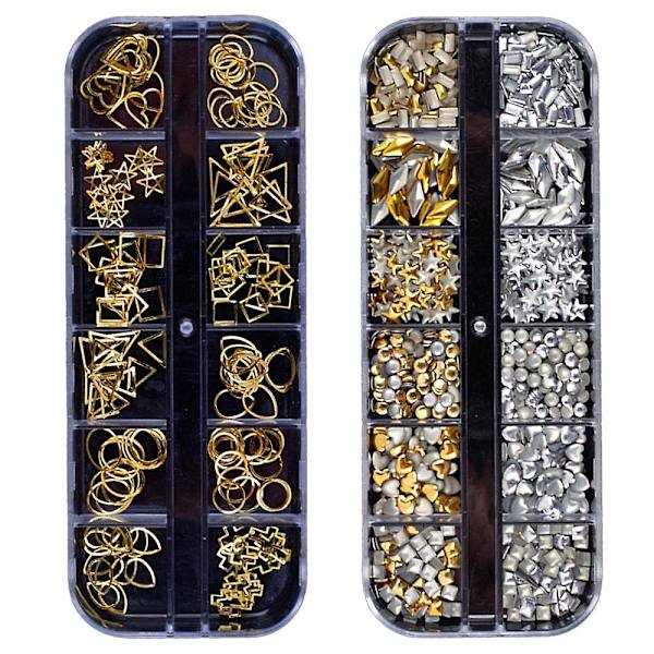 Nageldekorationer, för tillverkning av nagelharts style 2