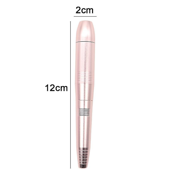 Elektrisk nagelborrmaskin, bärbar elektrisk nagelfil set för akrylgelnaglar, manikyrpedikyrverktyg med nagelborrbitar slipband Dus golden suit