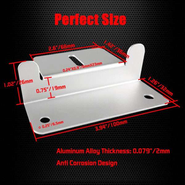 Solpanel Montering Fästen, Aluminium Tak Solpanel Montering Z Fästen med Bultar & Muttrar för RV, Båt, Yacht, Trailer