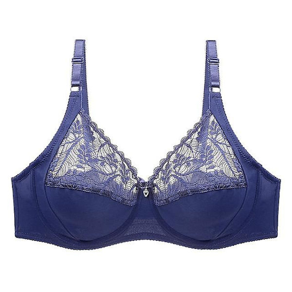 Spets sexig bh för kvinnor, enfärgad, urringad underkläder, kvinnor, ultratunn, tjock c d-kupa, soutien gorge, plus size, underkläder White 80c