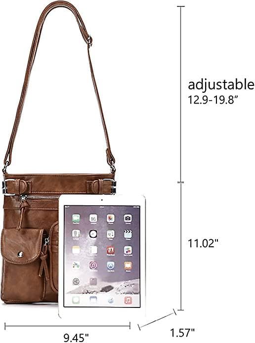 Crossbody tasker til kvinder skuldertasker brown