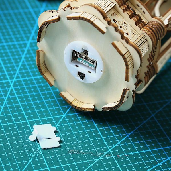 3D-träpusselmodellkit, handlykta, gör ditt eget träslöjdssats för vuxna, mekaniskt träkonstruktionssats