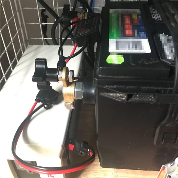 3/8\"-16 Gevind Han Bly Side Post Batteri Opladnings Post Terminaler, Standard Side Post 3/8\" Batteri Post Adapter (+/-)