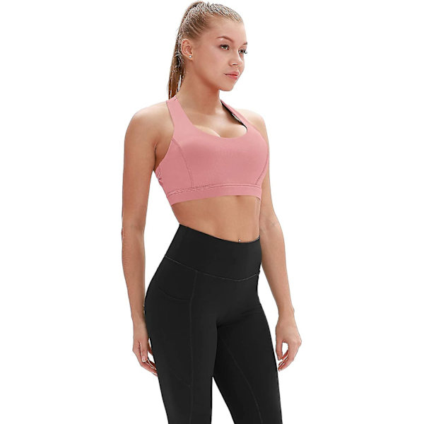 Urheiluliivit naisille treeniin - Fitness, urheilu, juoksuliivit, aktiivivaatteet, joogatoppi Pink L