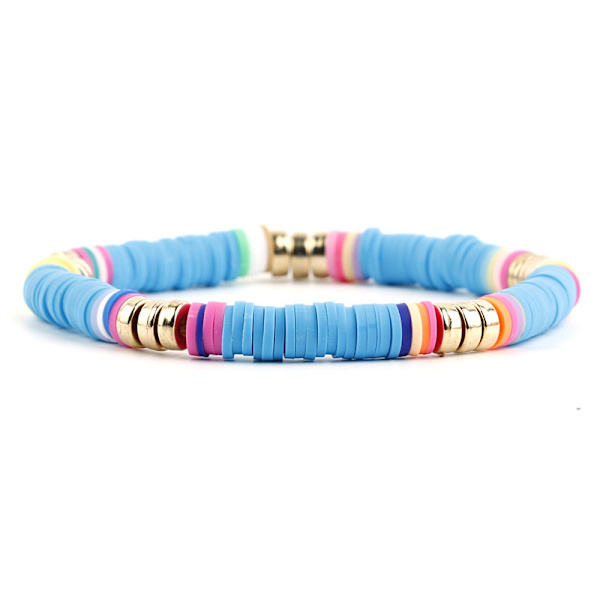 7 stk. Smykker Boheme Regnbue Smykker Flerfarvet Armbånd