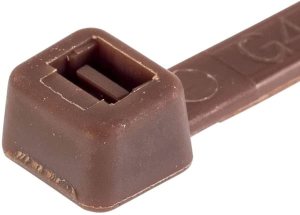 Små lila kabelbindare, 100 mm x 2,5 mm, bulkförpackning med 1000 st, 4u201d premiumnylon Brown 100mmx2.5mm