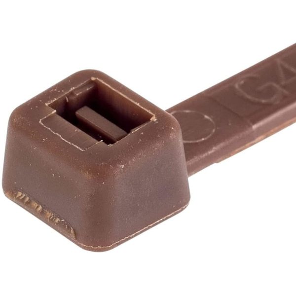 Små Lilla Kabelbinder, 100mm X 2.5mm, Bulkpakke Med 1000, 4\" Premium Nylon Brown 150mmx3.6mm