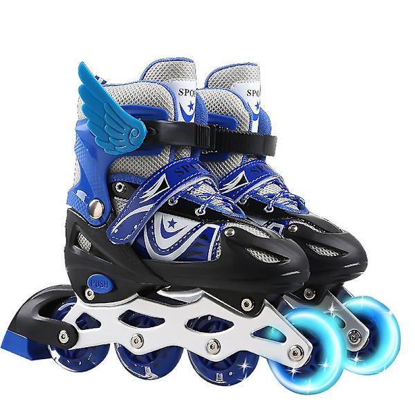 Justerbara Inline-skridskor Led Inline-skridskor Blue M