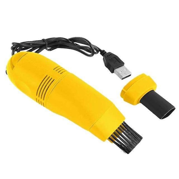 USB Støvsuger - Bærbar USB Støvsuger med USB Kabel, Kraftig Sugeevne Tastatur Støvsuger til Laptops, PC, Vifter, Skrivebord