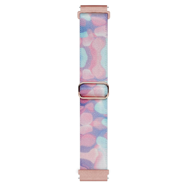 Mønstret urrem til Coros Apex Pro/Apex 46mm, 22mm nylon flettet rem udskiftning Aqueous Fluid