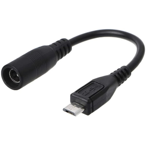 5,5 X 2,1 mm DC Hun Til Micro USB Han Adapterkabel