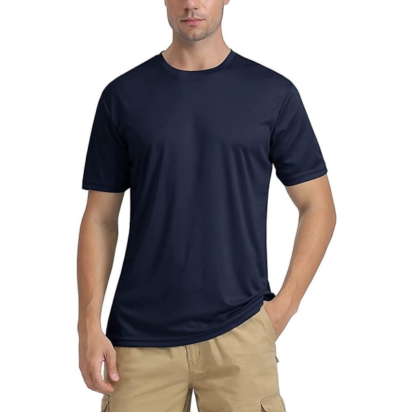 Kortärmade simtröjor för män Solskyddande utomhusskjortor