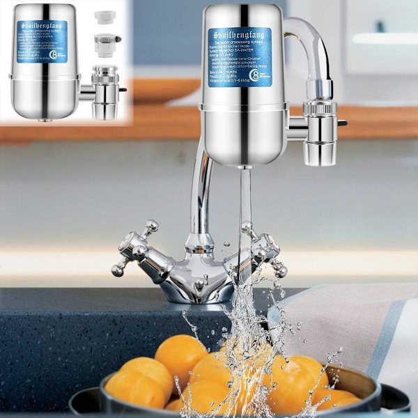 Kranvattenfilter, 8-lagers Kökskranvattenrenare, Tap Water Purifier Filter Switch - Passar Standardkranar