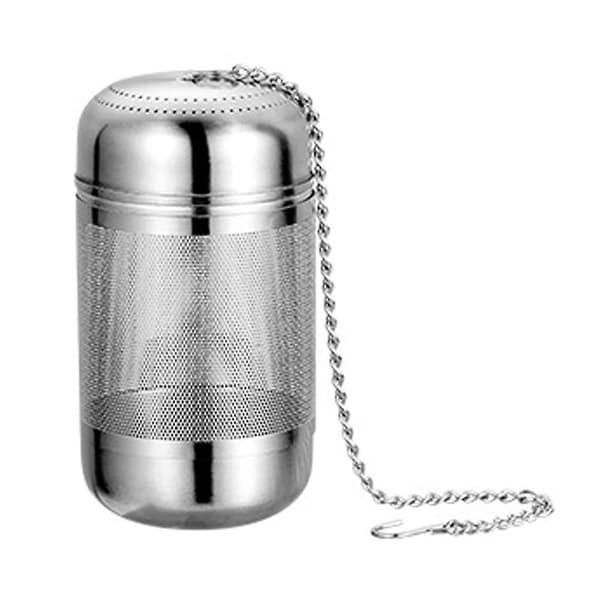 Stor teinfuser för löst te & kryddinfuser för matlagning, extra fint nätstort tesil för löst te L