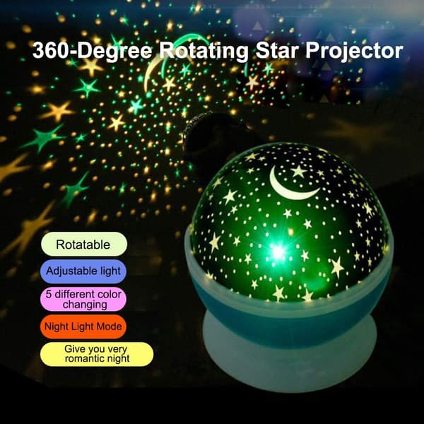 360  Led Starlight, Starlight Projector Star Sleeping Aid Baby Night Light För Barn