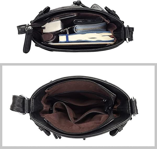 Crossbody tasker til kvinder skuldertasker black