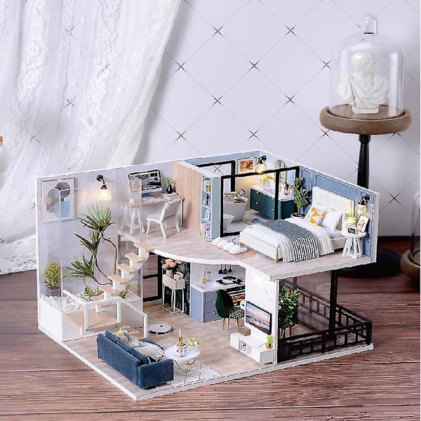 Diy Miniatyrdockhus Rumssats - Kit Diy Hantverk Hobbyer För Kvinnor/Män Gåvor För Tonåringar Vuxna Heminredning