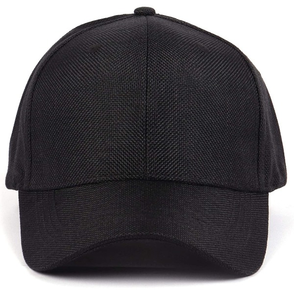 Xl Cap i falskt linne Stor sporthatt Stora löparkepsar för huvud 21,5"-25" Black