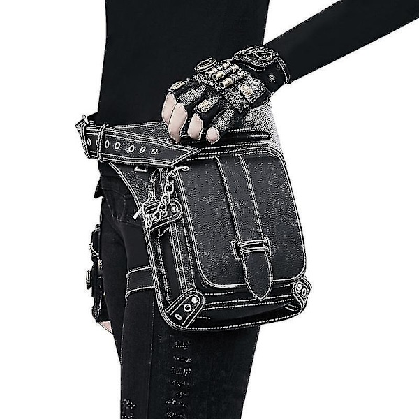 Messenger Bag Steampunk Retro Midjeväska Herr Utomhus Axelväska Mobiltelefon Midjeväska Ryggsäck