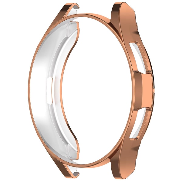 Anti-drop TPU-klockfodral för Samsung Galaxy Watch6 Classic 43mm, ihålig skyddande ram Rose Gold