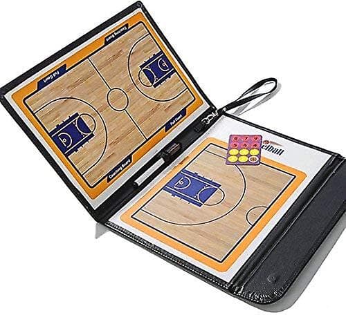 Basketbollsträningstavla för undervisning och demonstration av spelplaner