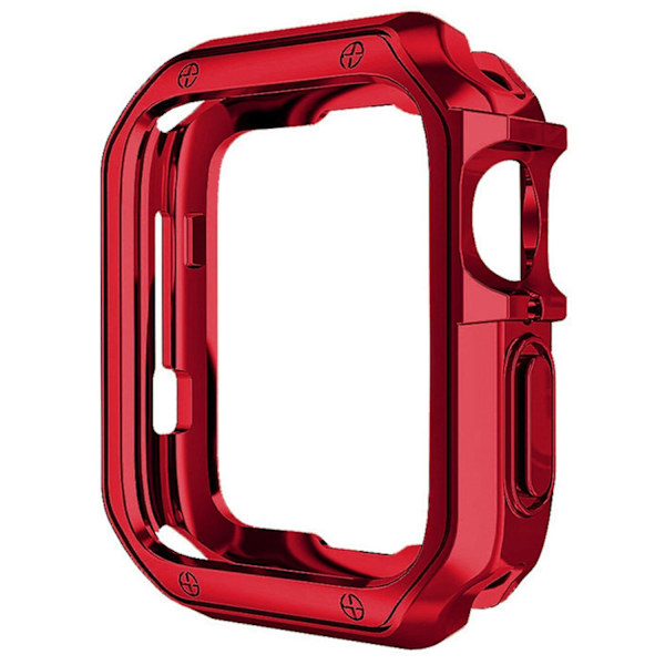 Skyddande fodral för Apple Watch Series 1/2/3 38mm, exakt utskärning, droppsäkert TPU-klockfodral Red