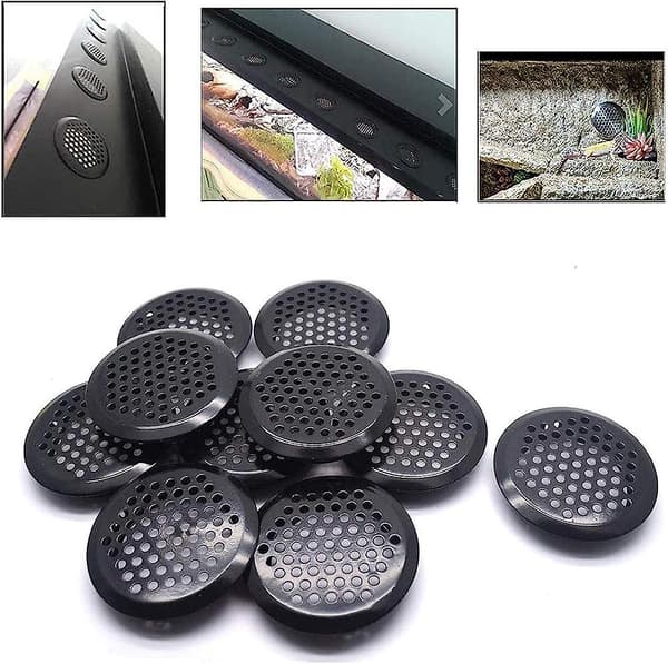 Sæt med 20 runde ventilationsriste i rustfrit stål til autocamper / badeværelse / køkken