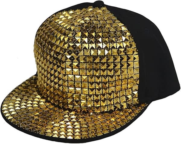 Ny platt hatt basebollkeps hiphop hattar mode paljetter Acsergery present