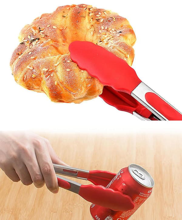 Vaffeltang, Mini Silikone Let-greb, Skridsikkert Håndtag, Slik