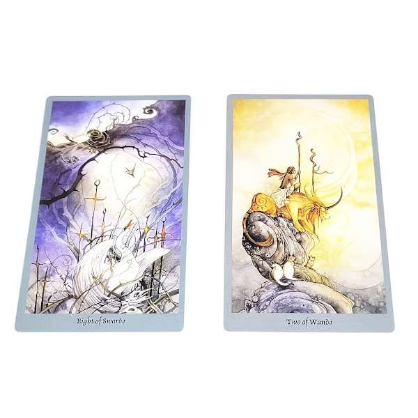 Shadowscapes Tarotkort Sæt Standard Størrelse 4.75\" X 2.75\" 78 Kort Tarot og Guidebog Spådomsspil Divinationskort