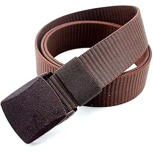 3-pack Nylon Canvas Bälte Plastspänne Bälte Resa Justerbart Nylon Web Slide Bälte