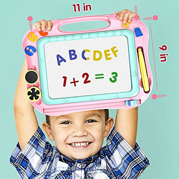 Doodle Legetøj til Piger Alder 3 4 Magnetisk Tegnebræt til Piger Fødselsdagsgave til 3-4 Årige Piger 3 4 Årige Småbørn Gaver Pink